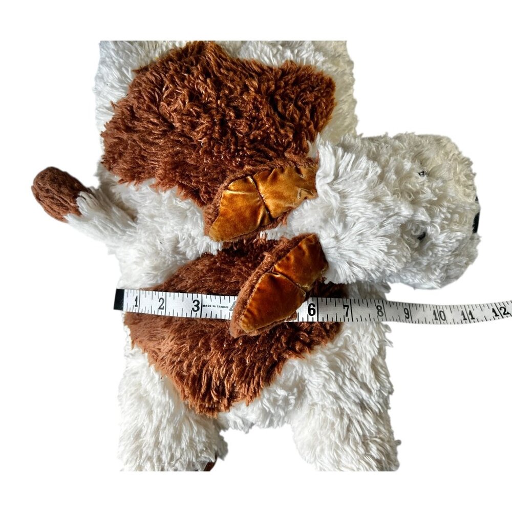 Jellycat Truffles Brown & Creamy White Plush Dog 14"x12"x4" - Picture 13 of 14